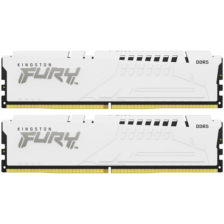 Kingston 64GB 5200MT/s DDR5 CL36 DIMM (Kit of 2) FURY Beast White RGB EXPO