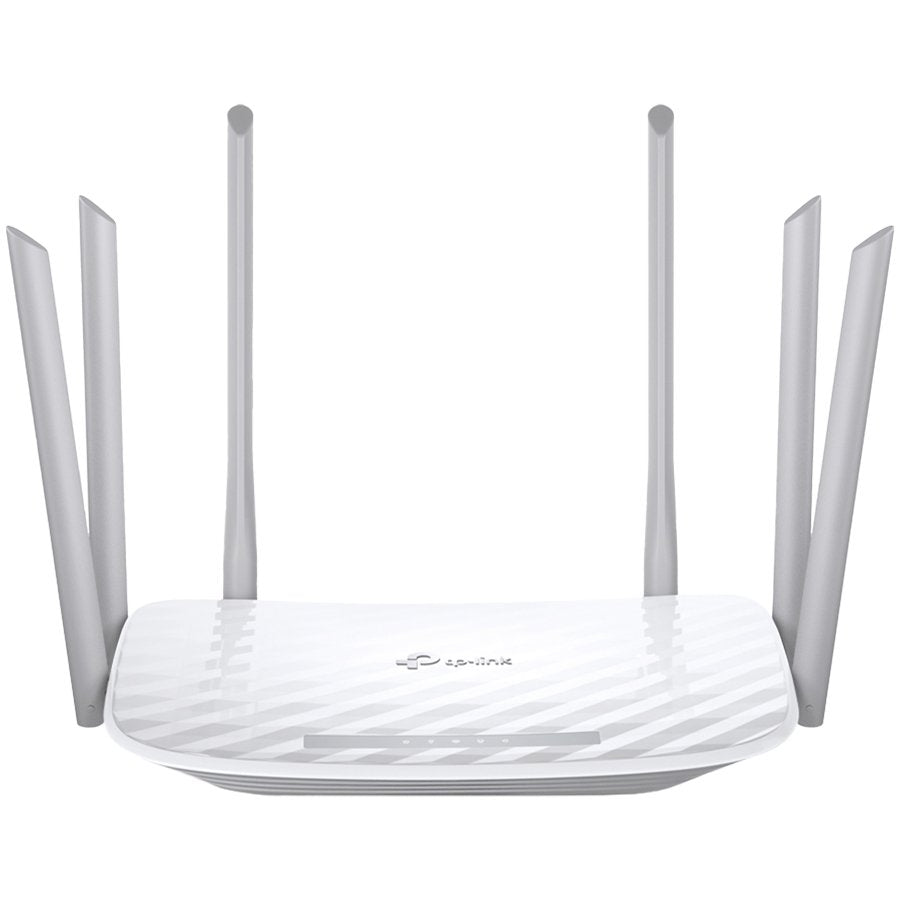 TP-Link Archer C86 AC1900 Wireless MU-MIMO Wi-Fi Router, 802.11ac Wave2 Wi-Fi – 1300 Mbps on the 5 GHz band and 600 Mbps on the 2.4 GHz band, 3x3 MIMO, 1 x G WAN port, 4 x G LAN port, 6 x High-Performance Antennas, Beamforming, Router/AP mode