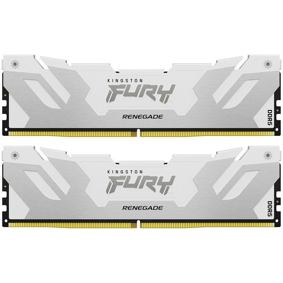 Kingston 32GB 6400MT/s DDR5 CL32 DIMM (Kit of 2) FURY Renegade RGB White XMP