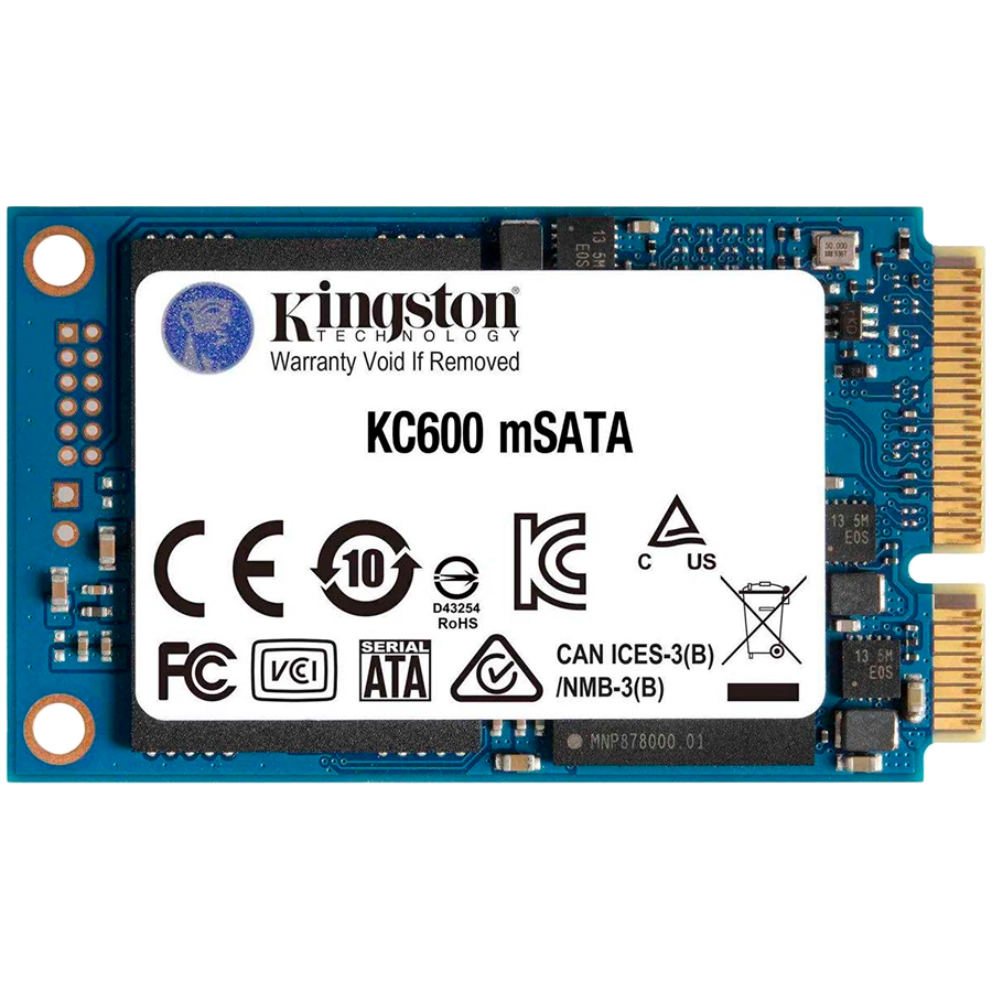 Kingston SSD 512G SSD KC600 SATA3 mSATA