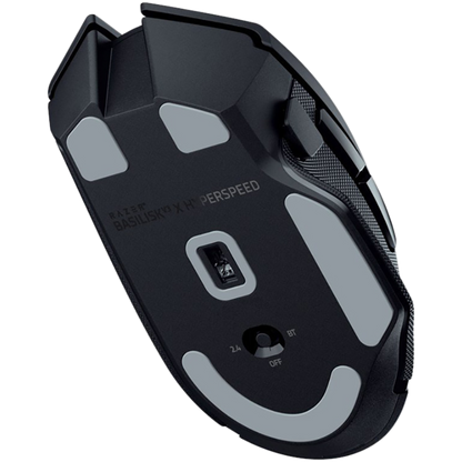 Razer Basilisk V3 X HyperSpeed, wireless gaming mouse with Bluetooth connection, Razer Chroma RGB, Razer 5G Advanced 18K DPI Optical Sensor, 18000 DPI, Mechanical Mouse Switches Gen-2, 100% PTFE feet, 110 g