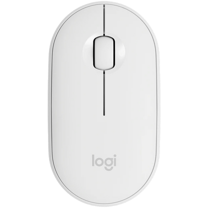 LOGITECH M350S Pebble 2 Bluetooth Mouse - TONAL WHITE
