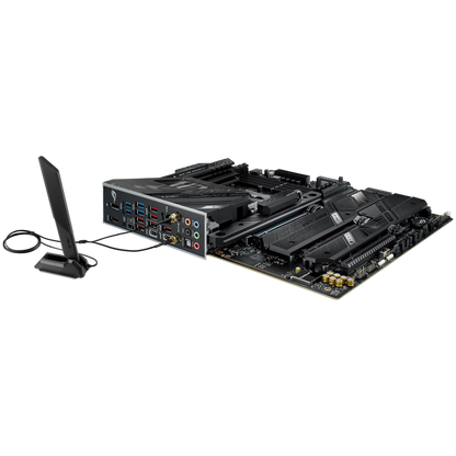 ASUS ROG STRIX Z790-E GAMING WIFI LGA1700 ATX gaming MB - Intel Z790 4xDIMM DDR5 5xM.2 4xSATA PCIe 5.0 2.5Gb Ethernet WiFi 6E + Bluetooth 1xDisplayPort 1x HDMI with Aura Sync support
