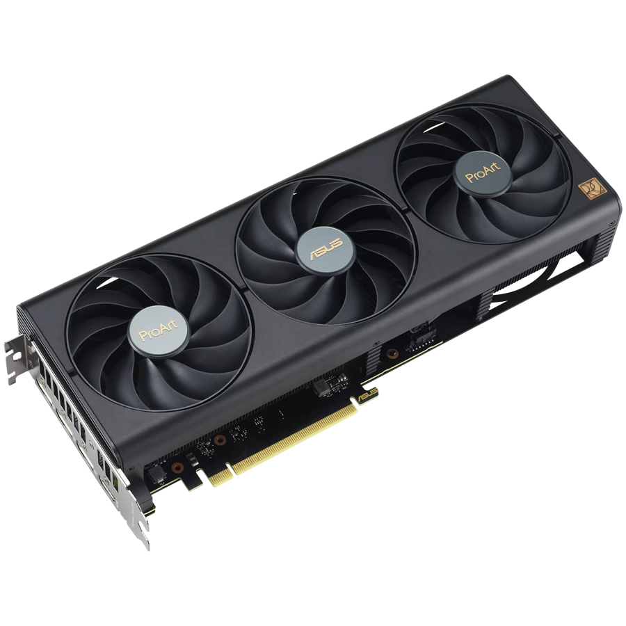 ASUS Video Card NVidia ProArt GeForce RTX 4060 OC Edition 8GB GDDR6 VGA bring elegant and minimalist style to empower creator PC builds, PCIe 4.0, 1xHDMI 2.1a, 3xDisplayPort 1.4a