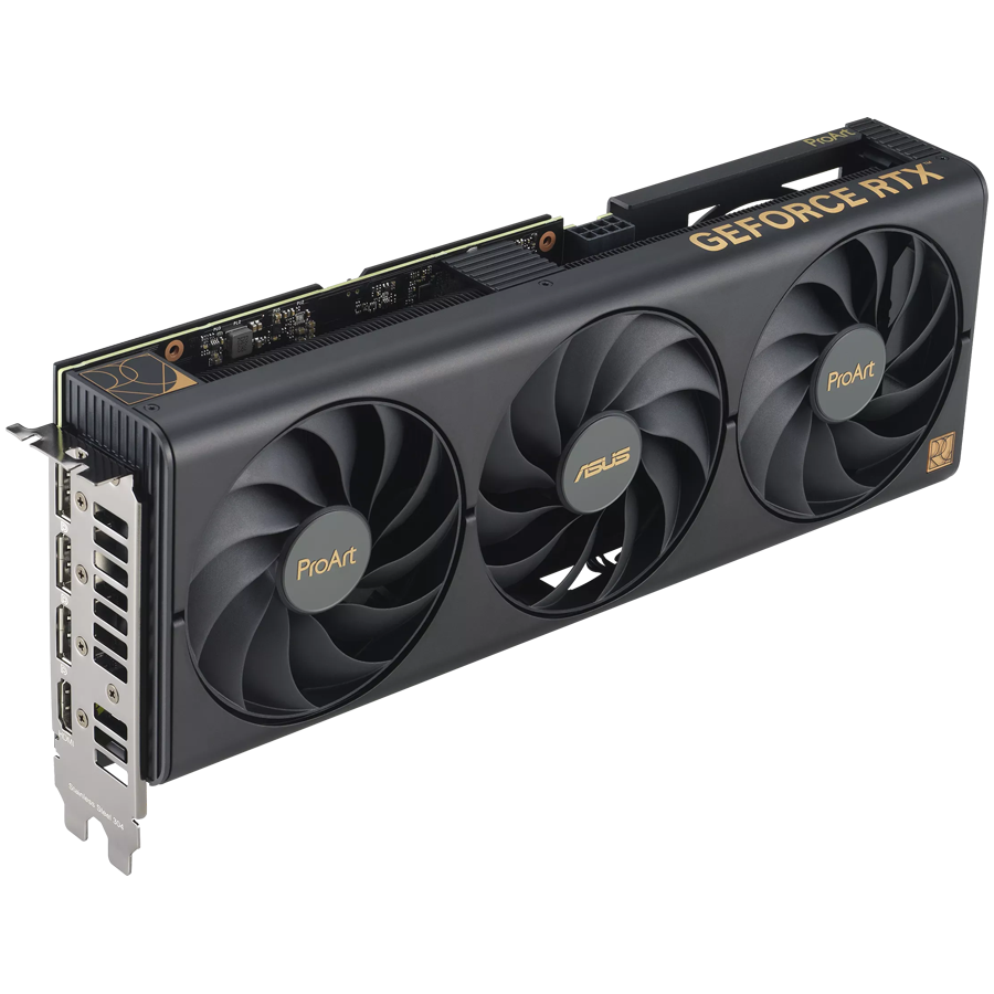 ASUS Video Card NVidia ProArt GeForce RTX 4060 OC Edition 8GB GDDR6 VGA bring elegant and minimalist style to empower creator PC builds, PCIe 4.0, 1xHDMI 2.1a, 3xDisplayPort 1.4a