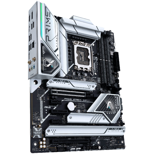 ASUS PRIME Z790-A WIFI LGA1700 ATX MB - Intel Z790 4xDIMM DDR5 4xM.2 4xSATA PCIe 5.0 2.5Gb Ethernet WiFi 6E + Bluetooth 1xDisplayPort 1xHDMI with Aura Sync support
