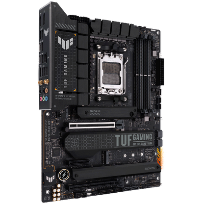 ASUS TUF GAMING X670E-PLUS WIFI AM5 ATX gaming MB - AMD X670 4xDIMM DDR5 4xM.2 4xSATA PCIe 5.0 2.5Gb Ethernet WiFi 6E + Bluetooth 1xDisplayPort 1xHDMI with Aura Sync support