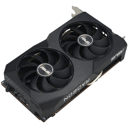 ASUS Video Card AMD Radeon Dual RX 7600 V2 OC Edition 8GB GDDR6 VGA optimized inside and out for lower temps and durability, PCIe 4.0, 1xHDMI 2.1, 3xDisplayPort 1.4a
