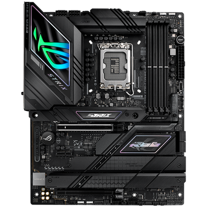 ASUS ROG STRIX Z790-F GAMING WIFI II LGA1700 ATX gaming MB - Intel Z790 4xDIMM DDR5 5xM.2 4xSATA PCIe 5.0 2.5Gb Ethernet WiFi 7 + Bluetooth 1xDisplayPort 1x HDMI with Aura Sync support