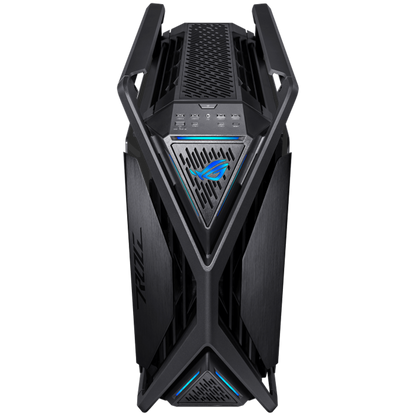 ASUS ROG Hyperion GR701 E-ATX Gaming case Black, 420 mm dual radiator support, four 140 mm fans, metal GPU holder, component storage, ARGB fan hub, Aura Sync, Dual USB Type-C ports, 60W fast charging - image 4