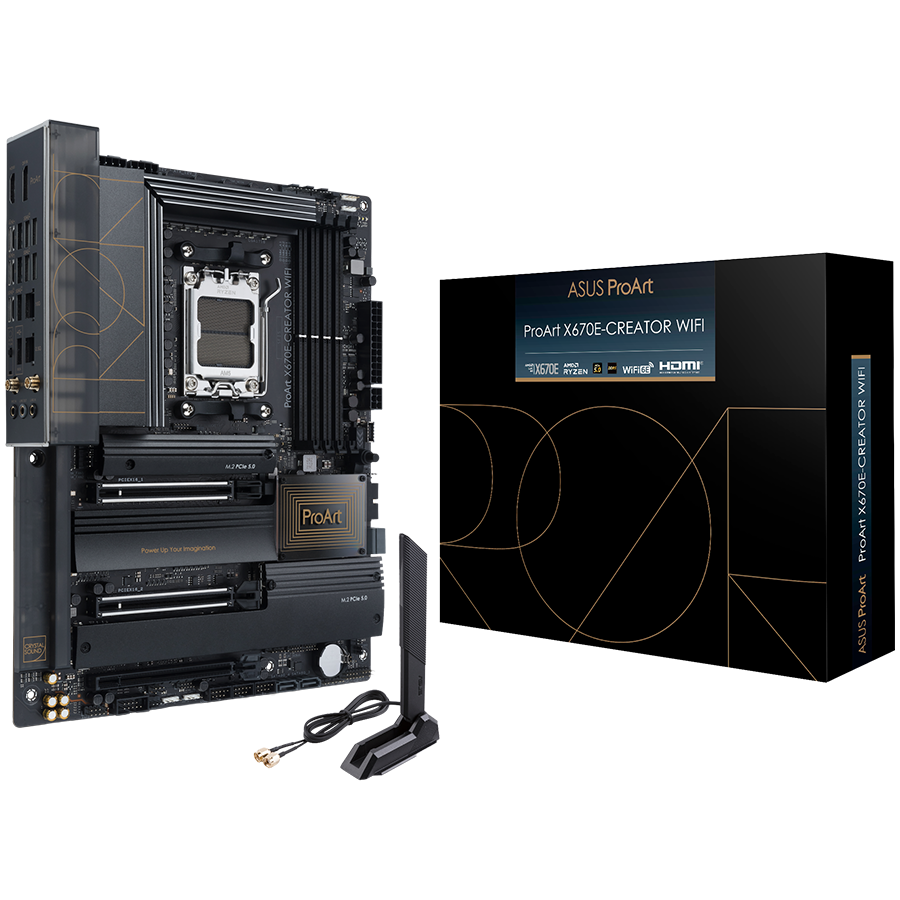ASUS PROART X670E-CREATOR WIFI AM5 ATX professional MB