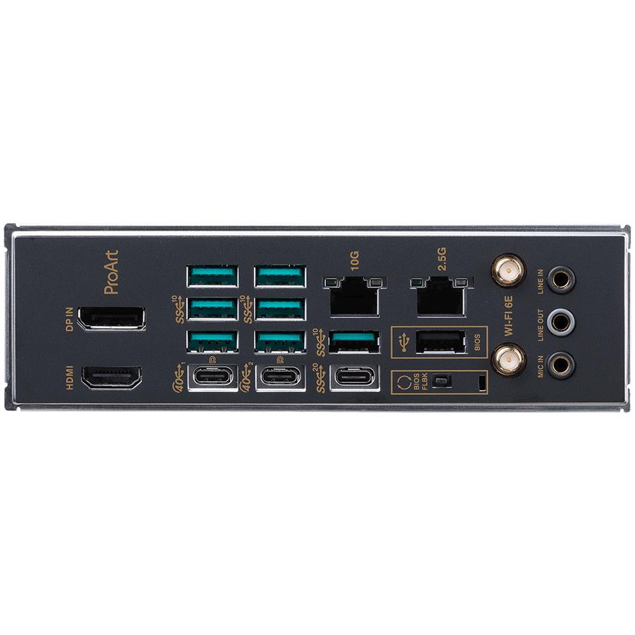 ASUS PROART X670E-CREATOR WIFI AM5 ATX professional MB – alternate product view 3