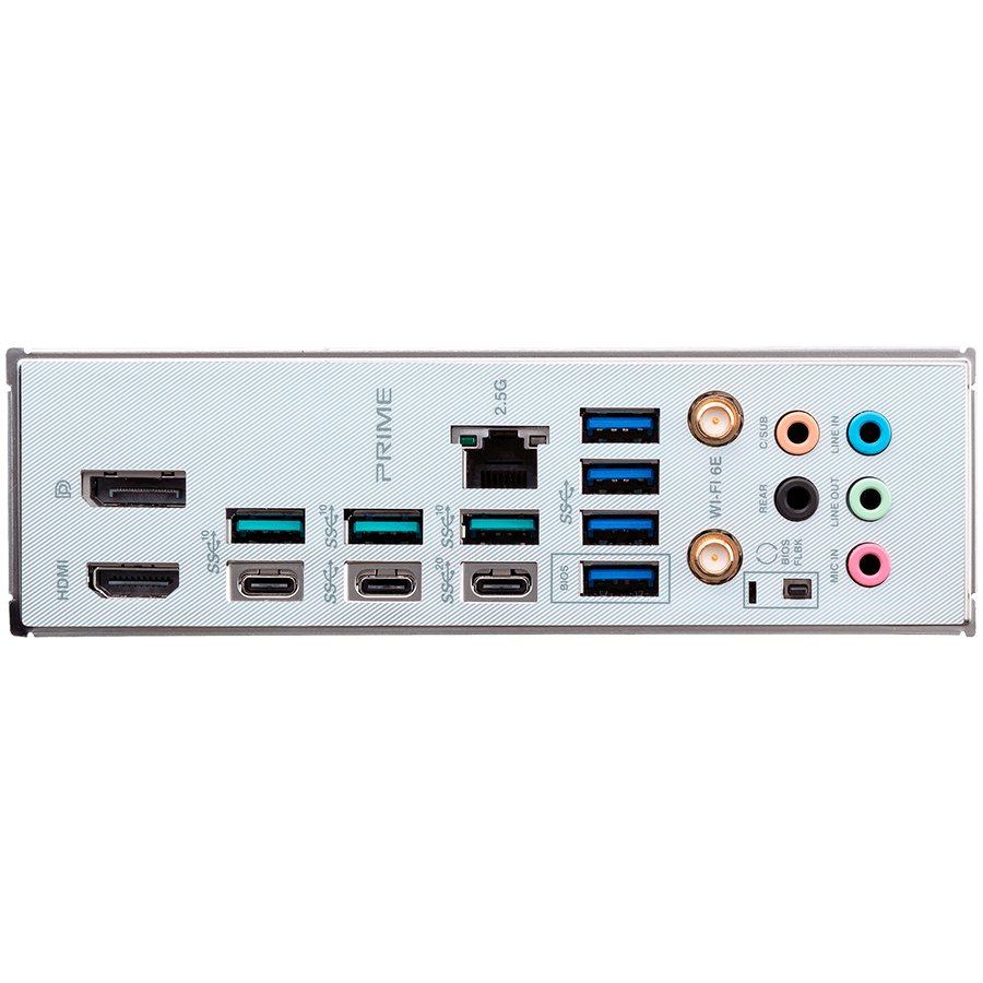 ASUS PRIME X670E-PRO WIFI AM5 ATX MB - AMD X670 4xDIMM DDR5 4xM.2 4xSATA PCIe 5.0 2.5Gb Ethernet WiFi 6E + Bluetooth 1xDisplayPort 1x HDMI with Aura Sync support