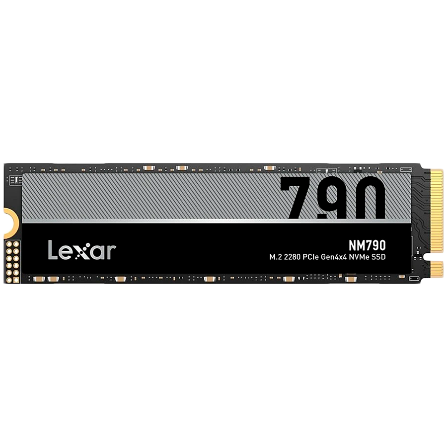 Lexar 2TB High Speed PCIe Gen 4X4 M.2 NVMe, up to 7400 MB/s read and 6500 MB/s write with Heatsink