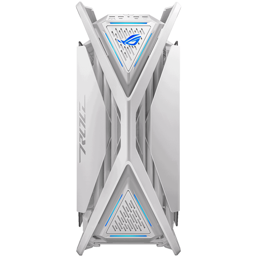 ASUS ROG Hyperion GR701 E-ATX Gaming case White, 420 mm dual radiator support, four 140 mm fans, metal GPU holder, component storage, ARGB fan hub, Aura Sync, Dual USB Type-C ports, 60W fast charging - image 2