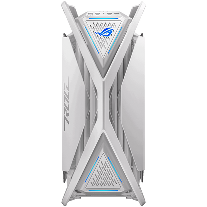 ASUS ROG Hyperion GR701 E-ATX Gaming case White, 420 mm dual radiator support, four 140 mm fans, metal GPU holder, component storage, ARGB fan hub, Aura Sync, Dual USB Type-C ports, 60W fast charging - image 2