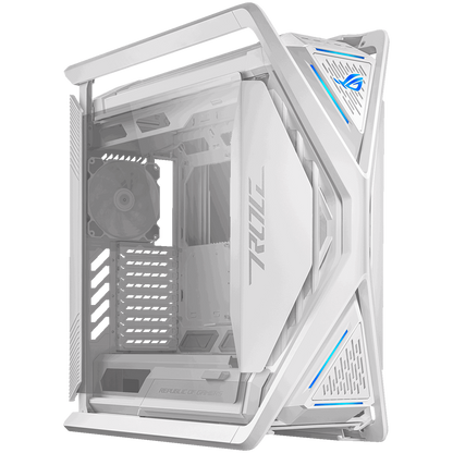 ASUS ROG Hyperion GR701 E-ATX Gaming case White, 420 mm dual radiator support, four 140 mm fans, metal GPU holder, component storage, ARGB fan hub, Aura Sync, Dual USB Type-C ports, 60W fast charging - image 3
