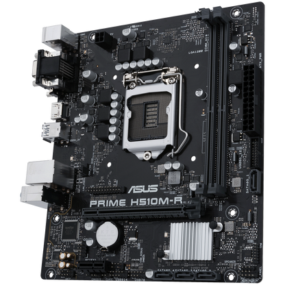 ASUS PRIME H510M-R R2.0-SI LGA1200 mATX MB - Intel H470 2xDIMM DDR4 4xSATA PCIe 4.0 1Gb Ethernet 1xD-SUB 1xHDMI