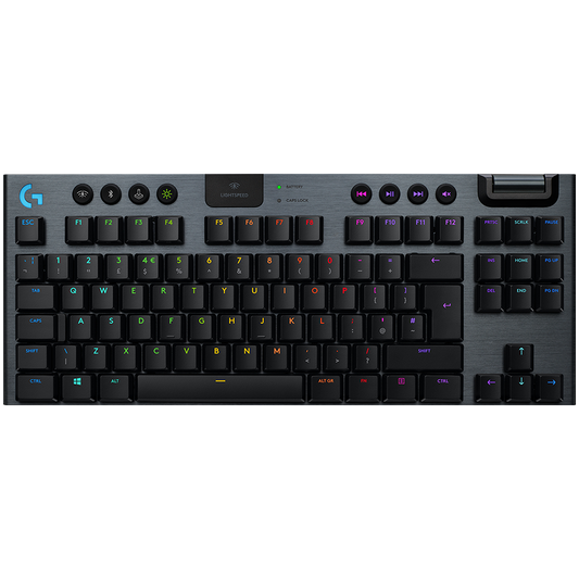 LOGITECH G915 TKL LIGHTSPEED Wireless Mechanical Gaming Keyboard - CARBON - US INT'L - CLICKY