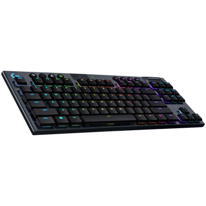 LOGITECH G915 TKL LIGHTSPEED Wireless Mechanical Gaming Keyboard - CARBON - US INT'L - CLICKY