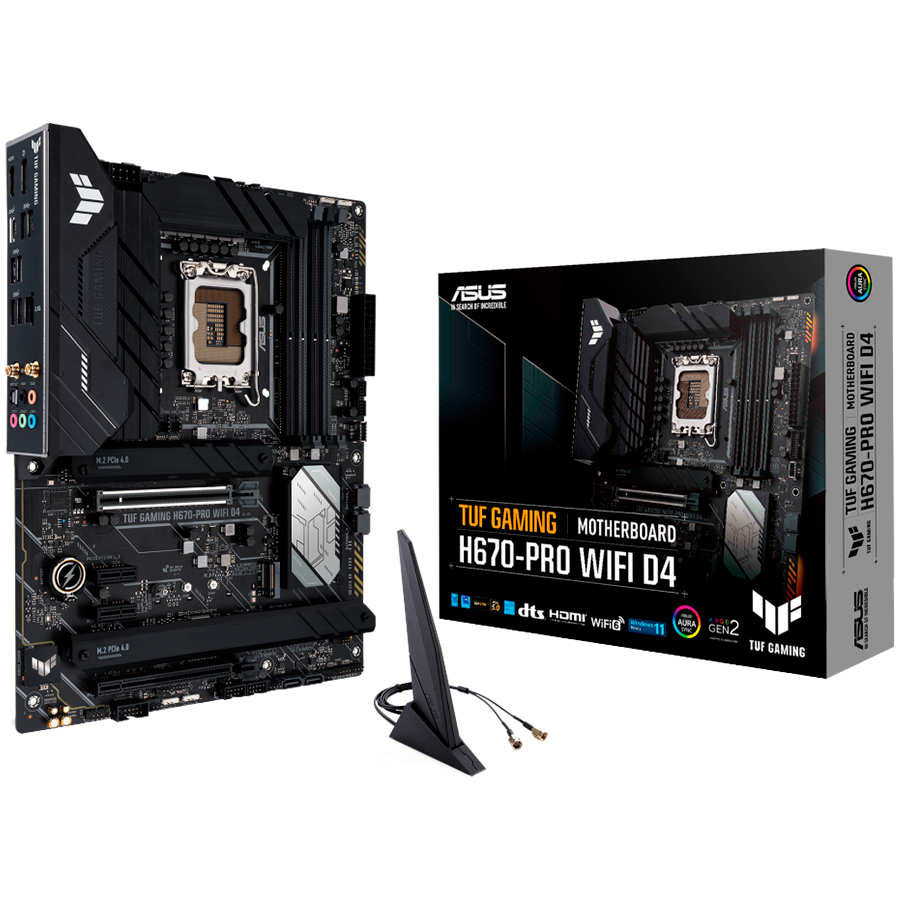 ASUS TUF GAMING H670-PRO WIFI D4 ATX LGA1700 DDR4
