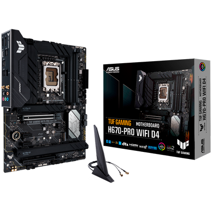 ASUS TUF GAMING H670-PRO WIFI D4 ATX LGA1700 DDR4