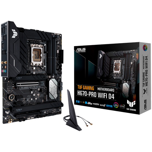 ASUS TUF GAMING H670-PRO WIFI D4 ATX LGA1700 DDR4