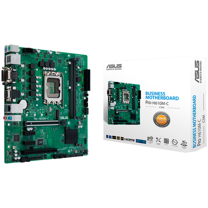 ASUS PRO H610M-C-CSM mATX LGA1700 DDR5