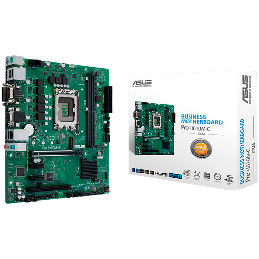 ASUS PRO H610M-C-CSM mATX LGA1700 DDR5
