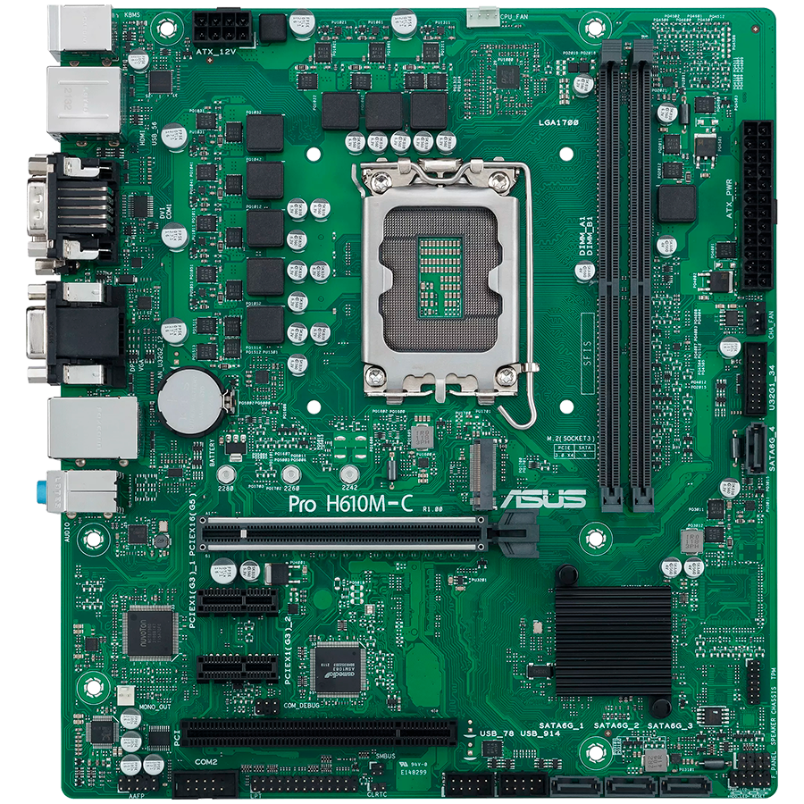 ASUS PRO H610M-C-CSM mATX LGA1700 DDR5