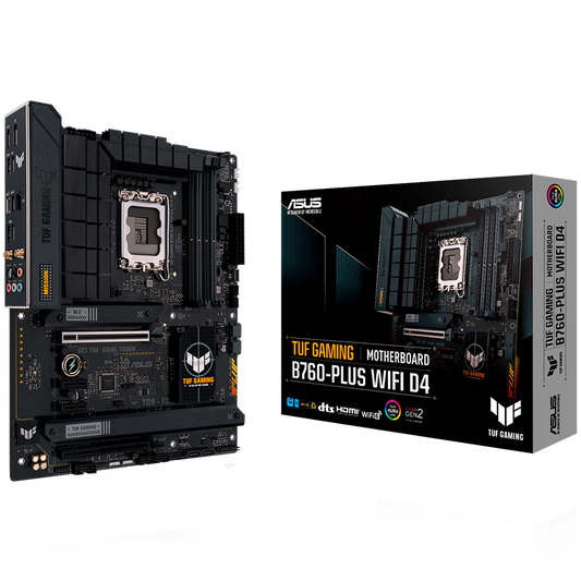 ASUS TUF GAMING B760-PLUS WIFI D4 ATX LGA1700 DDR4