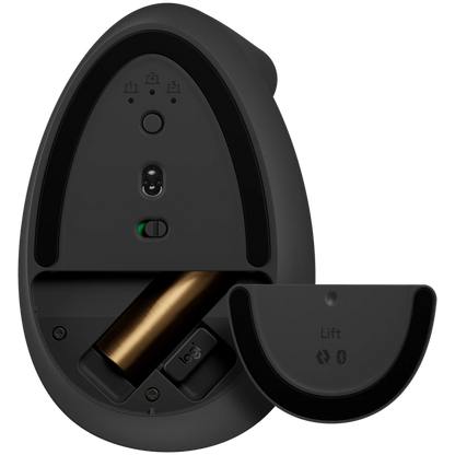 LOGITECH Lift Bluetooth Vertical Ergonomic Mouse - GRAPHITE/BLACK
