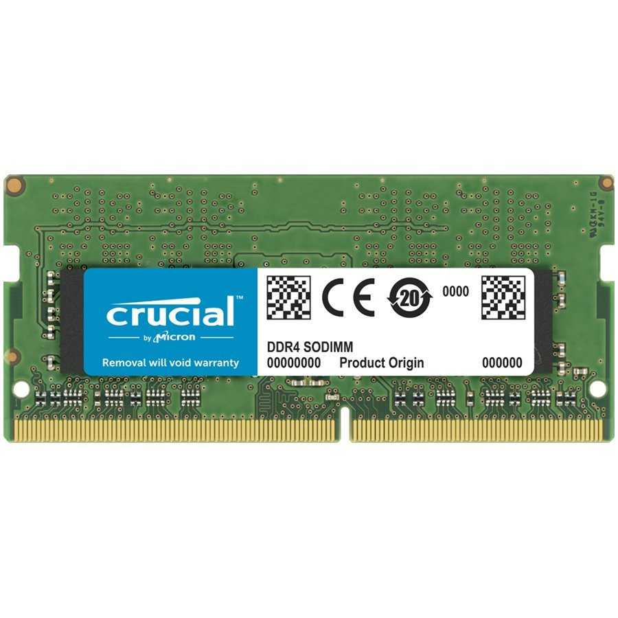 Crucial 32GB DDR4-3200 SODIMM CL22 (16Gbit) Tray