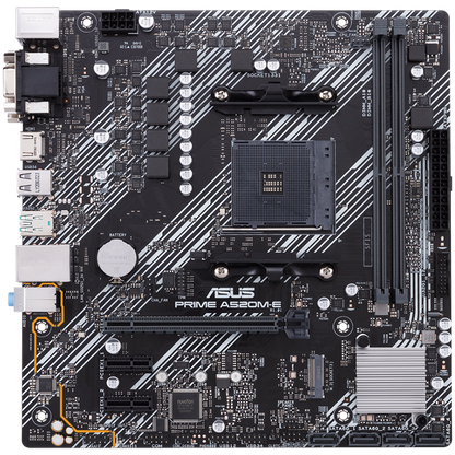 ASUS PRIME A520M-E/CSM AM4 mATX MB - AMD A520 2xDIMM DDR4 1xM.2 4xSATA PCIe 3.0 1Gb Ethernet 1xD-SUB 1xDVI-D 1xHDMI