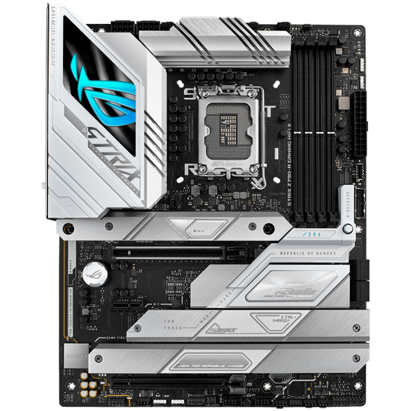 ASUS ROG STRIX Z790-A GAMING WIFI II LGA1700 ATX gaming MB - Intel Z790 4xDIMM DDR5 5xM.2 4xSATA PCIe 5.0 2.5Gb Ethernet WiFi 7 + Bluetooth 1xDisplayPort 1xHDMI with Aura Sync support