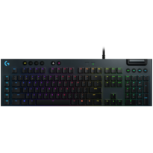 LOGITECH G815 Corded LIGHTSYNC Mechanical Gaming Keyboard - CARBON - US INT'L - CLICKY
