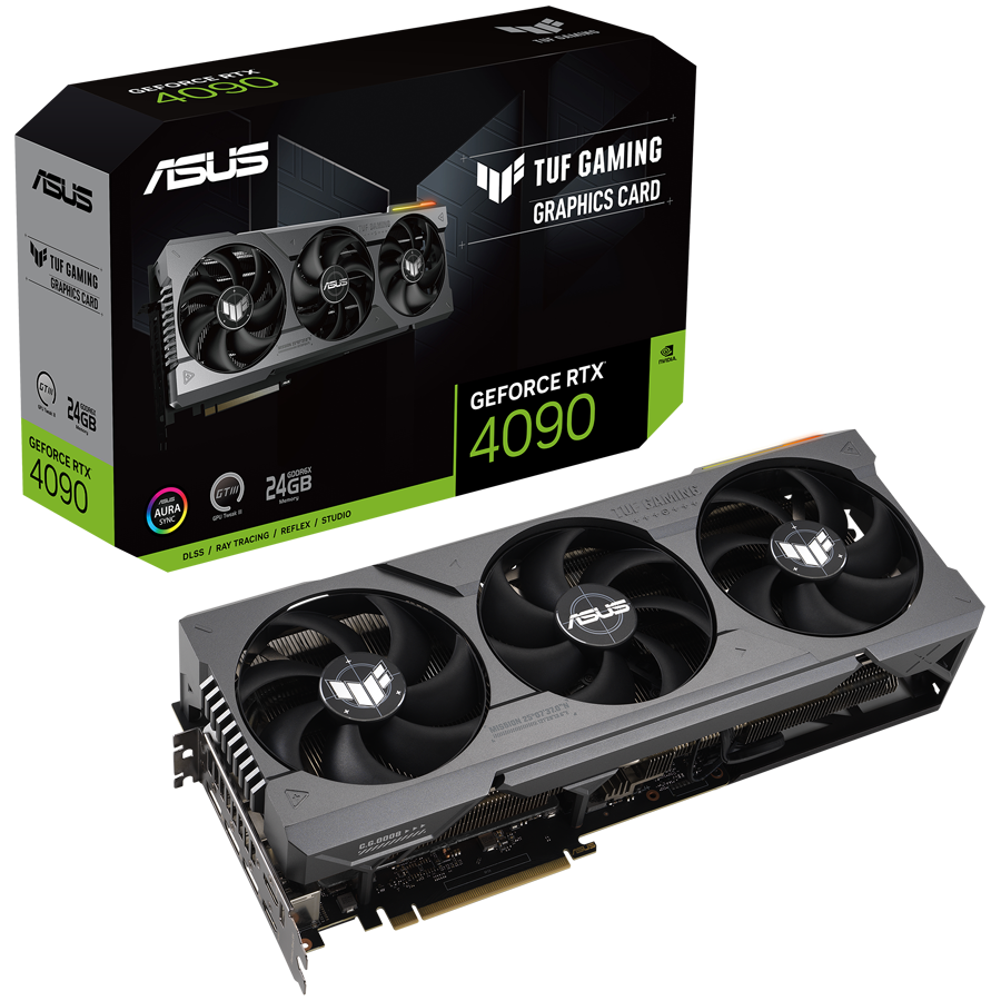 ASUS Video Card NVidia TUF Gaming GeForce RTX 4070 Ti SUPER 16GB GDDR6X VGA with DLSS 3, lower temps, and enhanced durability, PCIe 4.0, 2xHDMI 2.1a, 3xDisplayPort 1.4a