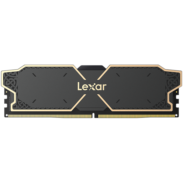 Lexar THOR DDR5 (2X16GB) 6000 CL32 1.3V Memory with heatsink, Dual pack, Black Color