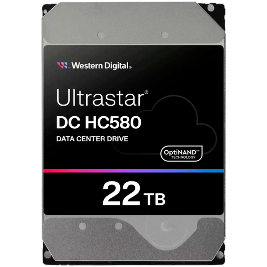 HDD Server WD/HGST Ultrastar 22TB DC HC580, 3.5", 512MB, 7200RPM, SATA, 512E SE NP3, SKU: 0F62785