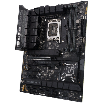 ASUS TUF GAMING Z790-PRO WIFI LGA1700 ATX gaming MB - Intel Z790 4xDIMM DDR5 4xM.2 4xSATA PCIe 5.0 2.5Gb Ethernet WiFi 6E + Bluetooth 1xDisplayPort 1xHDMI with Aura Sync support