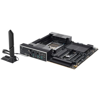 ASUS PRO WS TRX50-SAGE WIFI sTR5 CEB workstation MB - AMD TRX50 4xDIMM DDR5 ECC 3xM.2 4xSATA 1xSlimSAS PCIe 5.0 10Gb + 2.5Gb Ethernet WiFi 7 + Bluetooth with multi-GPU support