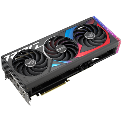 ASUS Video Card NVidia ROG Strix GeForce RTX 4070 Ti SUPER OC Edition 16GB GDDR6X VGA buffed-up design with chart-topping thermal performance, PCIe 4.0, 2xHDMI 2.1a, 3xDisplayPort 1.4a
