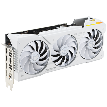 ASUS Video Card NVidia TUF Gaming GeForce RTX 4070 Ti SUPER White OC Edition 16GB GDDR6X VGA with DLSS 3, lower temps, and enhanced durability, PCIe 4.0, 2xHDMI 2.1a, 3xDisplayPort 1.4a