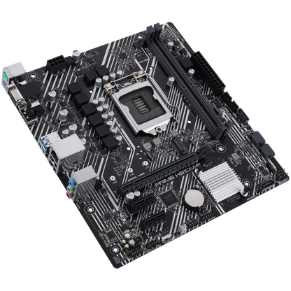 ASUS PRIME H510M-E LGA1200 mATX MB - Intel H510 2xDIMM DDR4 1xM.2 4xSATA PCIe 4.0 1Gb Ethernet 1xD-SUB 1xDisplayPort 1xHDMI with COM and RGB header