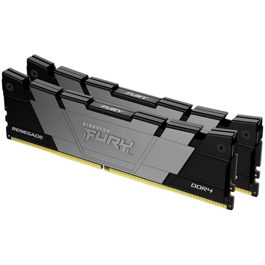 Kingston 32GB 3200MT/s DDR4 CL16 DIMM (Kit of 2) 1Gx8 FURY Renegade Black