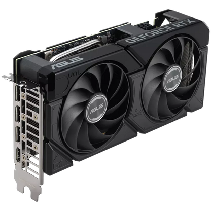 ASUS Video Card NVidia Dual GeForce RTX 4070 SUPER EVO OC Edition 12GB GDDR6X VGA with two powerful Axial-tech fans and a 2.5-slot design for broad compatibility, PCIe 4.0, 1xHDMI 2.1a, 3xDisplayPort 1.4a