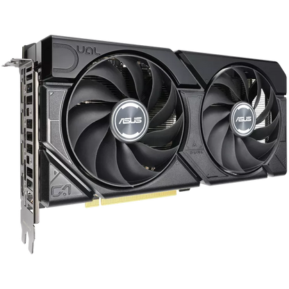 ASUS Video Card NVidia Dual GeForce RTX 4060 EVO OC Edition 8GB GDDR6 VGA with two powerful Axial-tech fans and a protective backplate for broad compatibility, PCIe 4.0, 1xHDMI 2.1a, 3xDisplayPort 1.4a