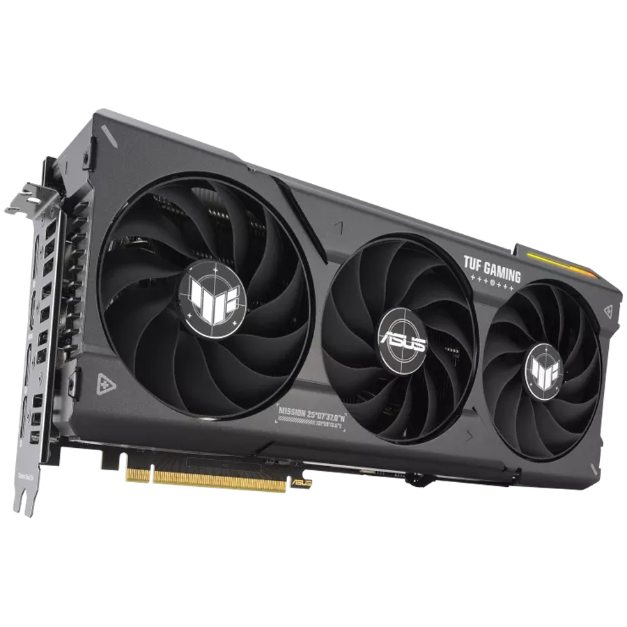 ASUS Video Card NVidia TUF Gaming GeForce RTX 4070 SUPER OC Edition 12GB GDDR6X VGA with DLSS 3, lower temps, and enhanced durability, PCIe 4.0, 1xHDMI 2.1a, 3xDisplayPort 1.4a