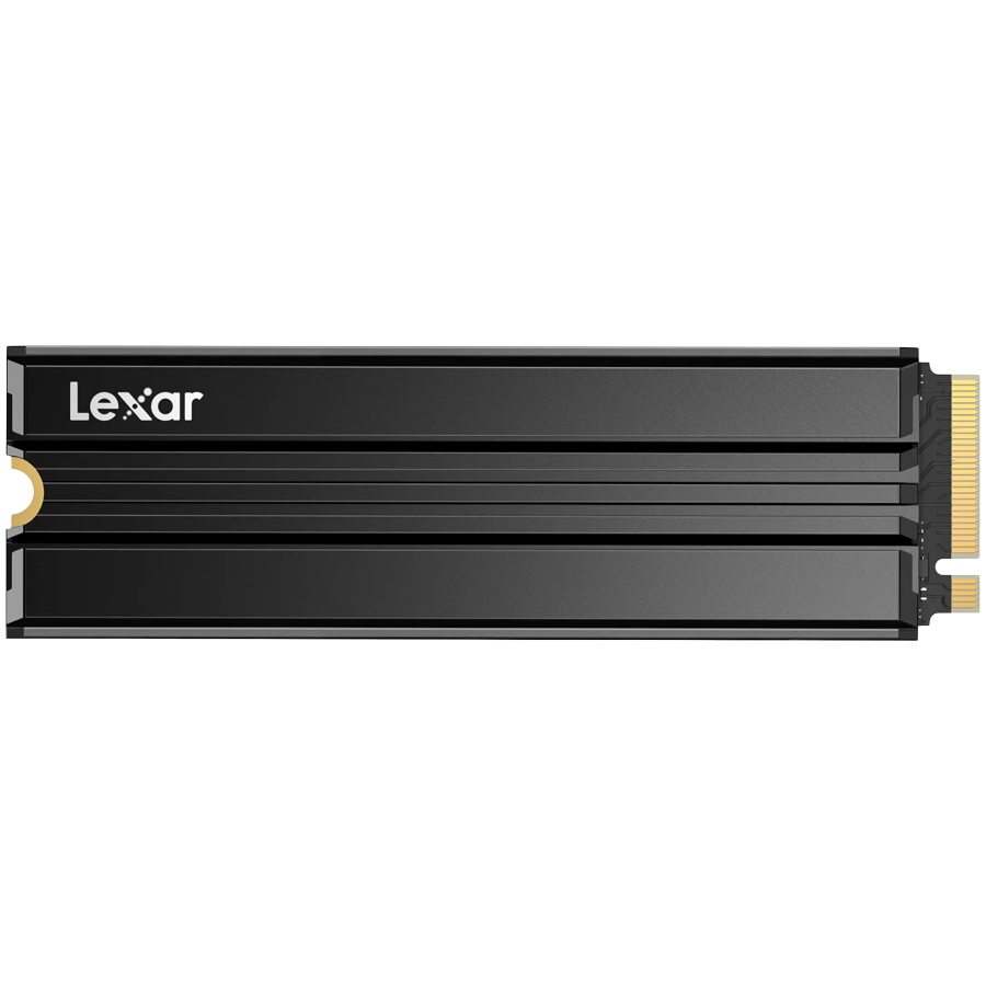 Lexar 4TB High Speed PCIe Gen 4X4 M.2 NVMe, up to 7400 MB/s read and 6500 MB/s write with Heatsink