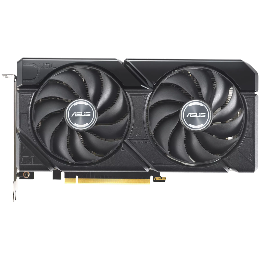 ASUS Video Card NVidia Dual GeForce RTX 4060 Ti EVO OC Edition 8GB GDDR6 VGA is designed for broad compatibility, with Axial-tech fan design, PCIe 4.0, 1xHDMI 2.1a, 3xDisplayPort 1.4a
